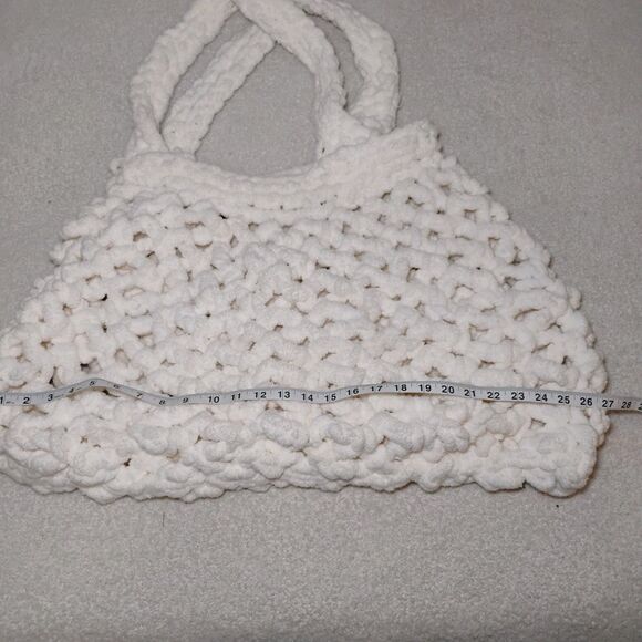 Oversized Chunky Jumbo Sweater Knit Hobo Tote Comfy Cozy Soft  Boho Hippie - Picture 3 of 6